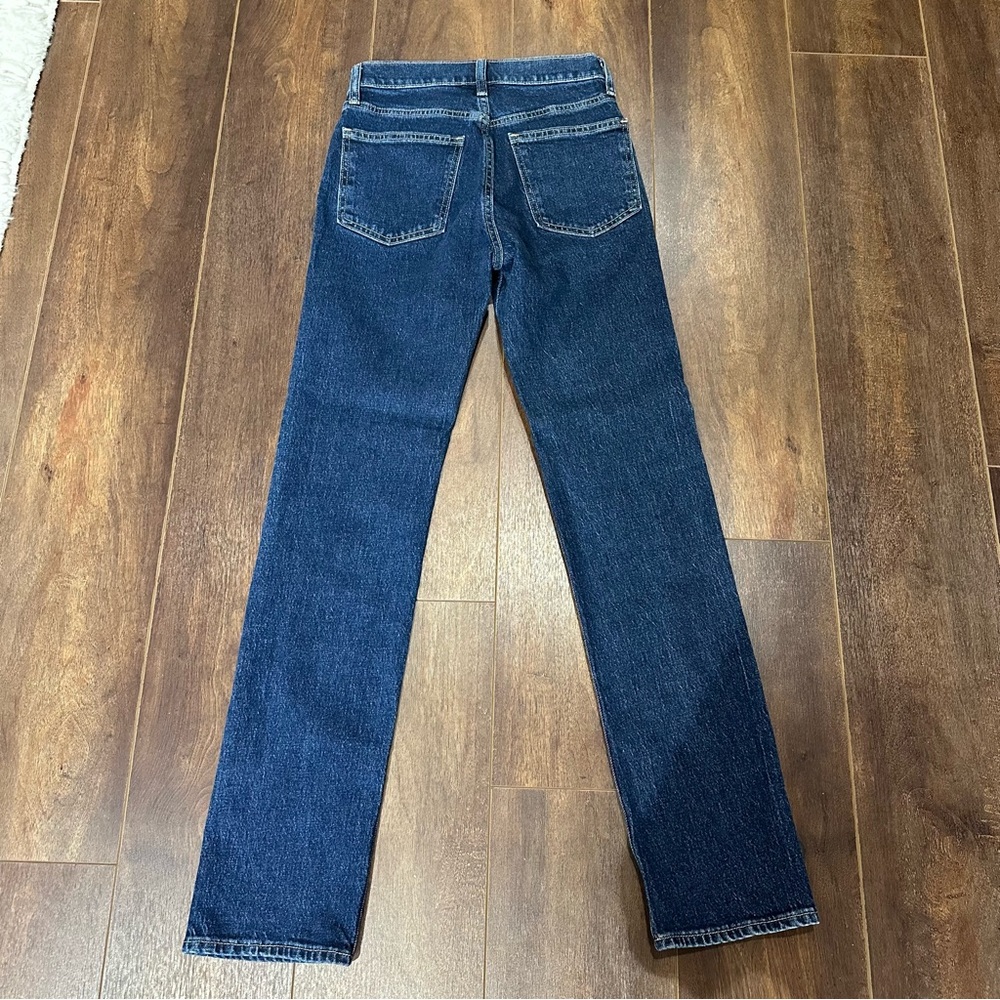 Women’s Gap ‘90s Straight High Rise Blue Denim Jeans - Picture 4 of 5